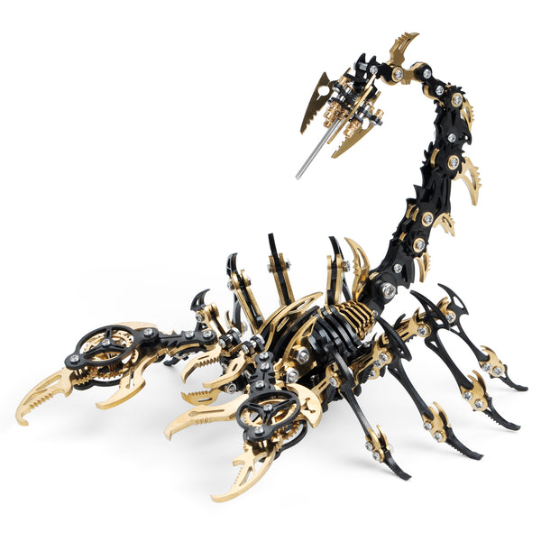 3D metal scorpion model puzzle