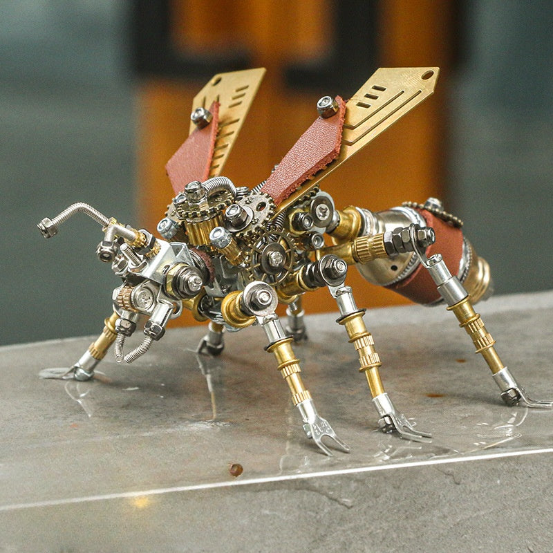 3D metal mechanical Flying Ant model