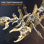 3D Matel Puzzles Scorpion Gold