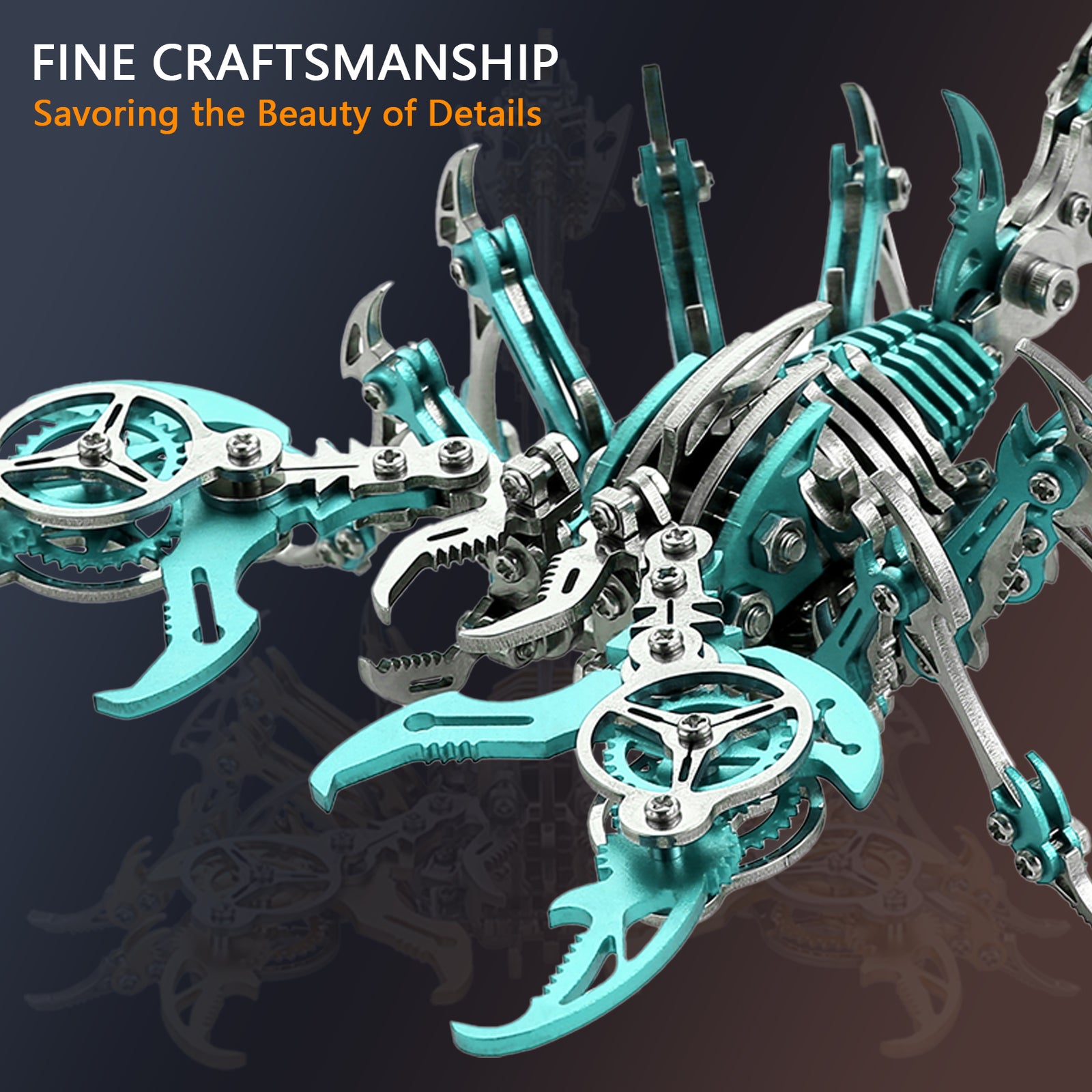 3D Metal Puzzle Mechanical Scorpion