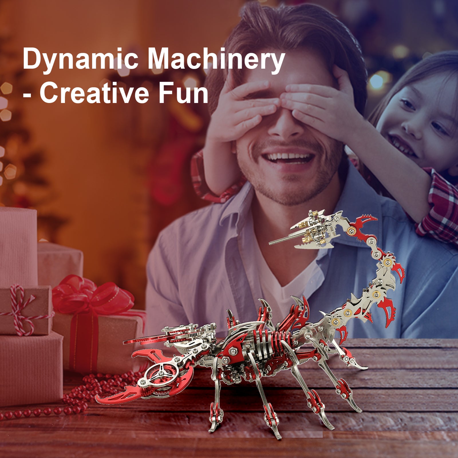 3D Metal Puzzle Mechanical Scorpion