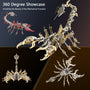 3D Matel Puzzles Scorpion Gold