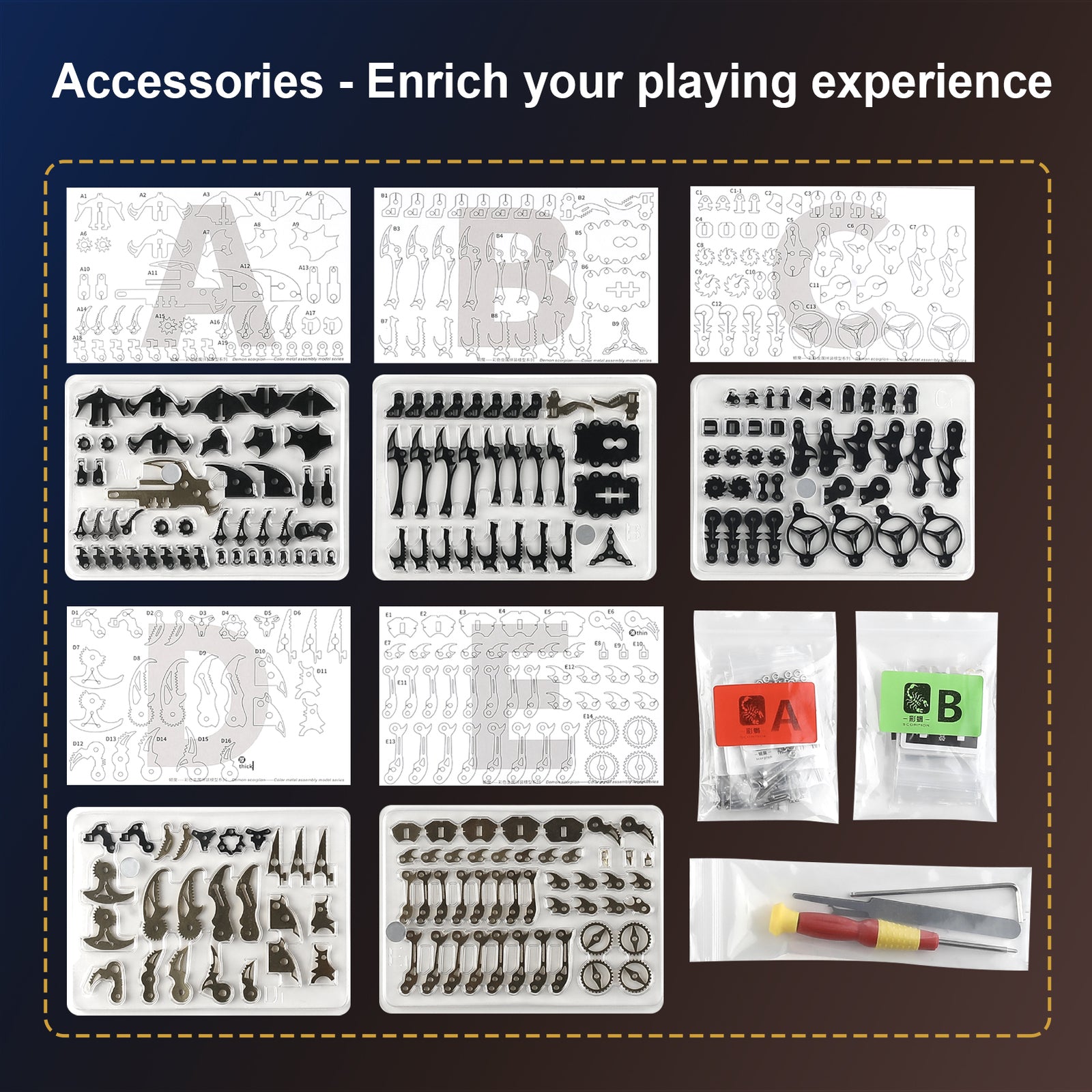 3D Matel Puzzles Scorpion