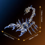 3D Metal Puzzle Mechanical Scorpion size map