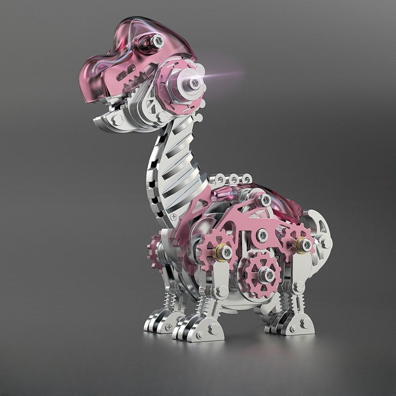 Giraffe-like Dinosaur 3D Metal Puzzle Brachiosaurus DIY Assembly Toys for Children 213 PCS