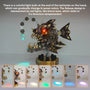 3D Metal Puzzles for Adults - Steampunk Anglerfish Model Kit - DIY Assembly Jigsaw Craft - Intricate Brain Teaser - Unique Room Decor and Gift 700+ PCS