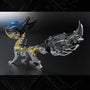 Innovative Black Crystal Mechanical Fox 3D Metal Model Kit - Perfect for Collectors and Hobbyists 339 PCS