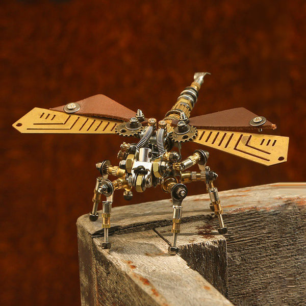 3D Metal Mechanical Dragonfly Puzzle Model 243 Pieces
