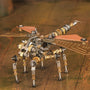 3D metal mechanical dragonfly model