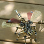 3D metal mechanical dragonfly model