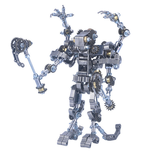 Mecha Priest DIY 3D Metal Assembly Model Kit 2-in-1 Phone Holder 256 PCS