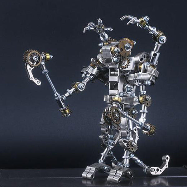 Mecha Priest DIY 3D Metal Assembly Model Kit 2-in-1 Phone Holder 256 PCS