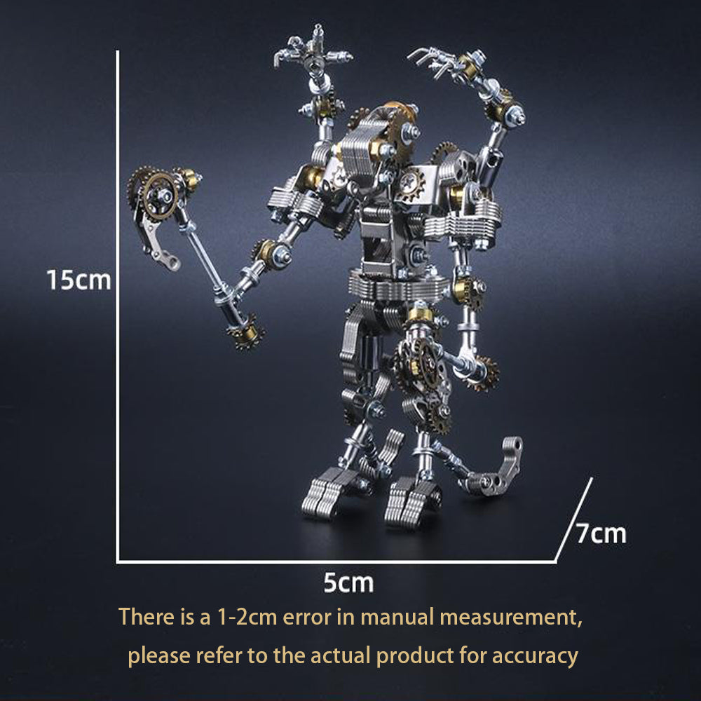 Mecha Priest DIY 3D Metal,size map