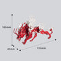 3D Metal Puzzle Shan Hai Jing Colorful Zhu Long DIY Assembly Model Building Kits 94 PCS